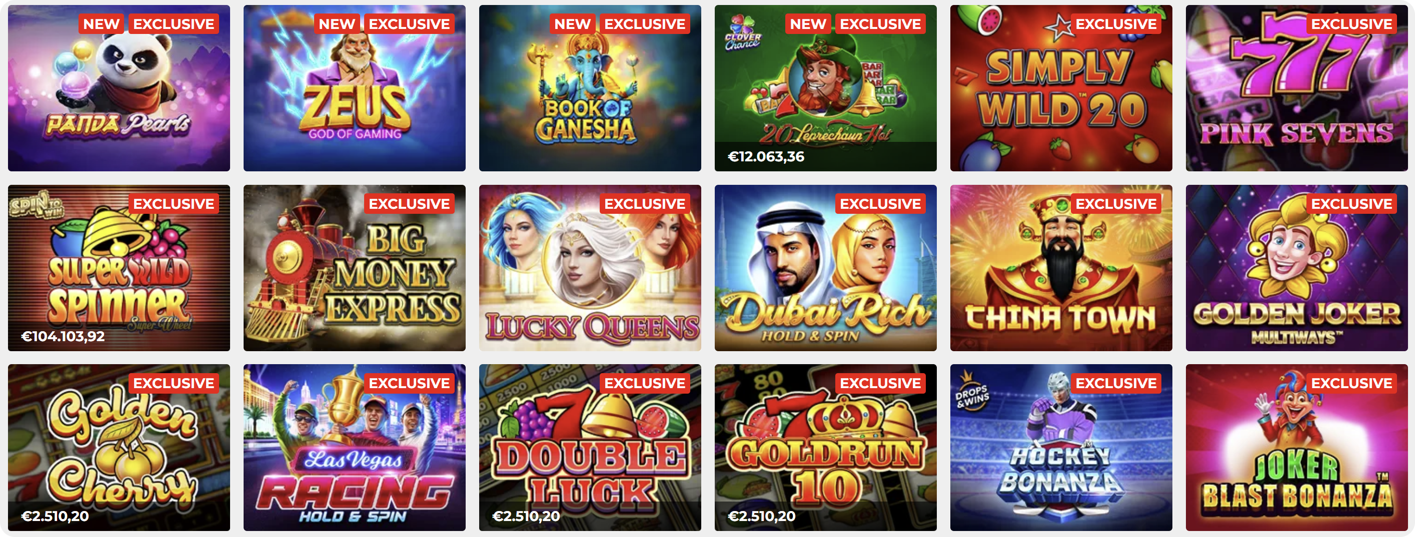 exclusives spiele